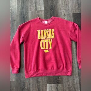 Tultex Brand Red Kansas City Sweatshirt